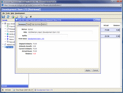 Task sets track the estimes, time and resource assignments associated with a particular issue